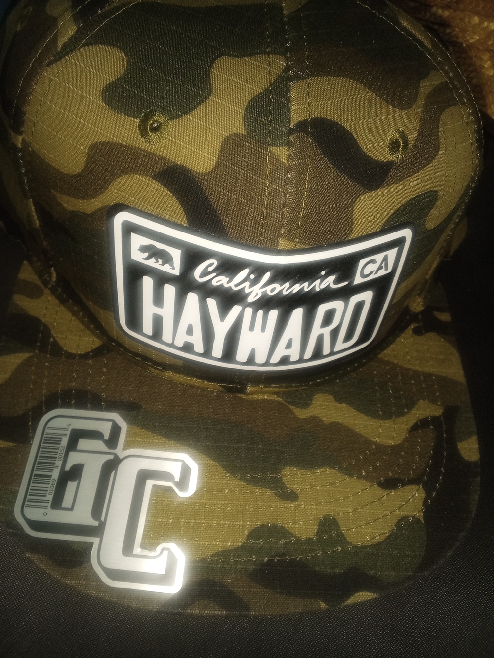 California Camouflage Trucker Hat - Green Camo